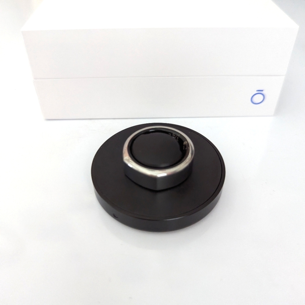 Oura Ring Silver Heritage Size 9